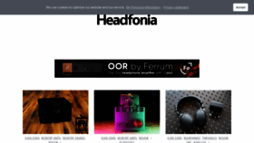 What Headfonia.com website looked like in 2021 (2 years ago)