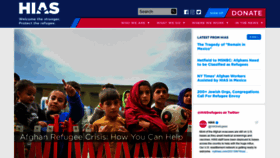 What Hias.org website looked like in 2021 (2 years ago)