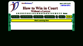 What Howtowinincourt.com website looked like in 2021 (2 years ago)