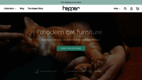 What Hepper.com website looked like in 2021 (2 years ago)