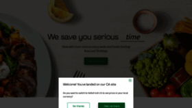 What Hellofresh.ca website looked like in 2021 (2 years ago)