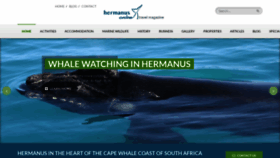 What Hermanusonline.mobi website looked like in 2021 (3 years ago)