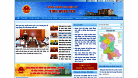 What Hungyen.gov.vn website looked like in 2021 (2 years ago)