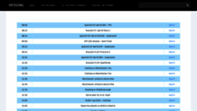 What Hesgoal.tv website looked like in 2021 (4 years ago)