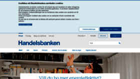 What Handelsbanken.se website looked like in 2021 (2 years ago)