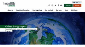 What Hepatitisaustralia.com website looked like in 2021 (2 years ago)