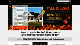 What Houseplans.com website looked like in 2021 (2 years ago)