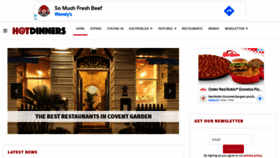 What Hot-dinners.com website looked like in 2021 (2 years ago)