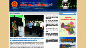 What Hanoi.gov.vn website looked like in 2021 (2 years ago)