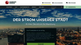 What Hamburgenergie.de website looked like in 2021 (2 years ago)