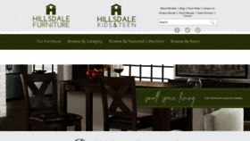 What Hillsdalefurniture.com website looked like in 2021 (2 years ago)
