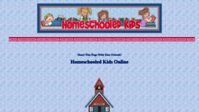 What Homeschooled-kids.com website looked like in 2021 (2 years ago)