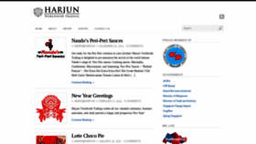What Harjun.biz website looked like in 2021 (2 years ago)
