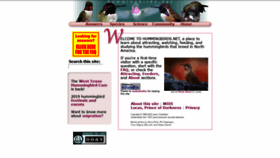 What Hummingbirds.net website looked like in 2021 (2 years ago)