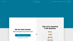 What Heyfiesta.com website looked like in 2021 (2 years ago)