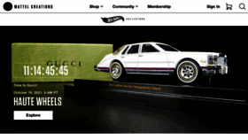 What Hotwheelscollectors.com website looked like in 2021 (2 years ago)