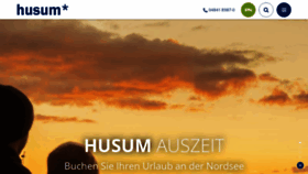 What Husum-tourismus.de website looked like in 2021 (2 years ago)