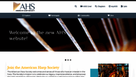 What Harpsociety.org website looked like in 2021 (2 years ago)