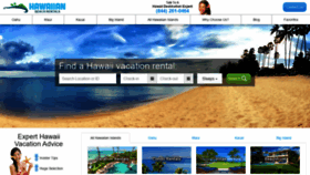 What Hawaiianbeachrentals.com website looked like in 2021 (2 years ago)