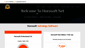 What Horosoft.net website looked like in 2021 (2 years ago)