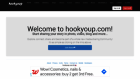 What Hookyoup.com website looked like in 2021 (2 years ago)