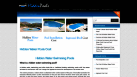 What Hiddenwaterpoolscost.org website looked like in 2021 (2 years ago)