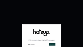 What Hatsupshop.com website looked like in 2021 (2 years ago)