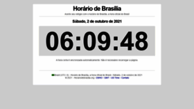 What Horariodebrasilia.org website looked like in 2021 (2 years ago)