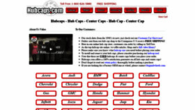 What Hubcaps.org website looked like in 2021 (2 years ago)