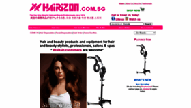 What Hairizon.com.sg website looked like in 2021 (2 years ago)