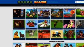 What Horse-games.org website looked like in 2021 (2 years ago)