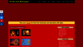 What Hindugodwallpaper.com website looked like in 2021 (2 years ago)
