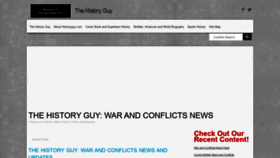 What Historyguy.com website looked like in 2021 (2 years ago)