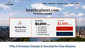 What Healthyplanet.com website looked like in 2021 (2 years ago)