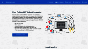 What Hdconvert.com website looked like in 2021 (2 years ago)