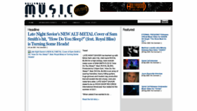 What Hollywoodmusicmagazine.com website looked like in 2021 (2 years ago)
