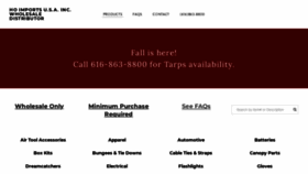 What Hoimport.com website looked like in 2021 (2 years ago)