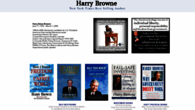 What Harrybrowne.org website looked like in 2021 (2 years ago)