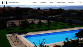 What Hotelpuertadesegovia.com website looked like in 2021 (2 years ago)