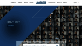 What Houthoff.com website looked like in 2021 (2 years ago)
