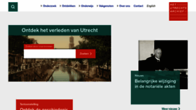What Hetutrechtsarchief.nl website looked like in 2021 (2 years ago)