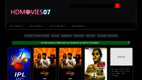 What Hdmovies07.org website looked like in 2021 (2 years ago)