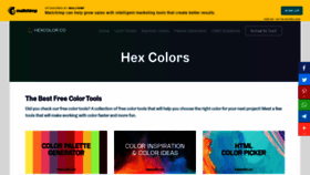 What Hexcolor.co website looked like in 2021 (2 years ago)