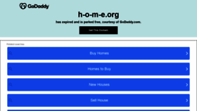 What H-o-m-e.org website looked like in 2021 (2 years ago)