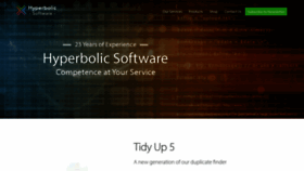 What Hyperbolicsoftware.com website looked like in 2021 (2 years ago)