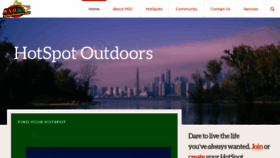 What Hotspotoutdoors.com website looked like in 2021 (2 years ago)