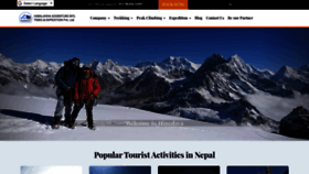 What Himalayanadventureintl.com website looked like in 2021 (2 years ago)