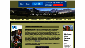 What Hikinginglacier.com website looked like in 2021 (2 years ago)