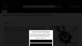 What Hbmilitaria.de website looked like in 2021 (2 years ago)