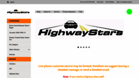 What Highwaystars.net website looked like in 2021 (2 years ago)